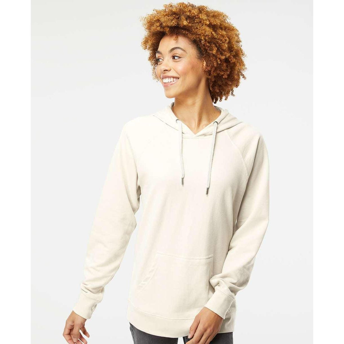no-logo Independent Trading Co. Lightweight Loopback Terry Hooded Pullover-Men's Layering-Independent Trading Co.-Thread Logic
