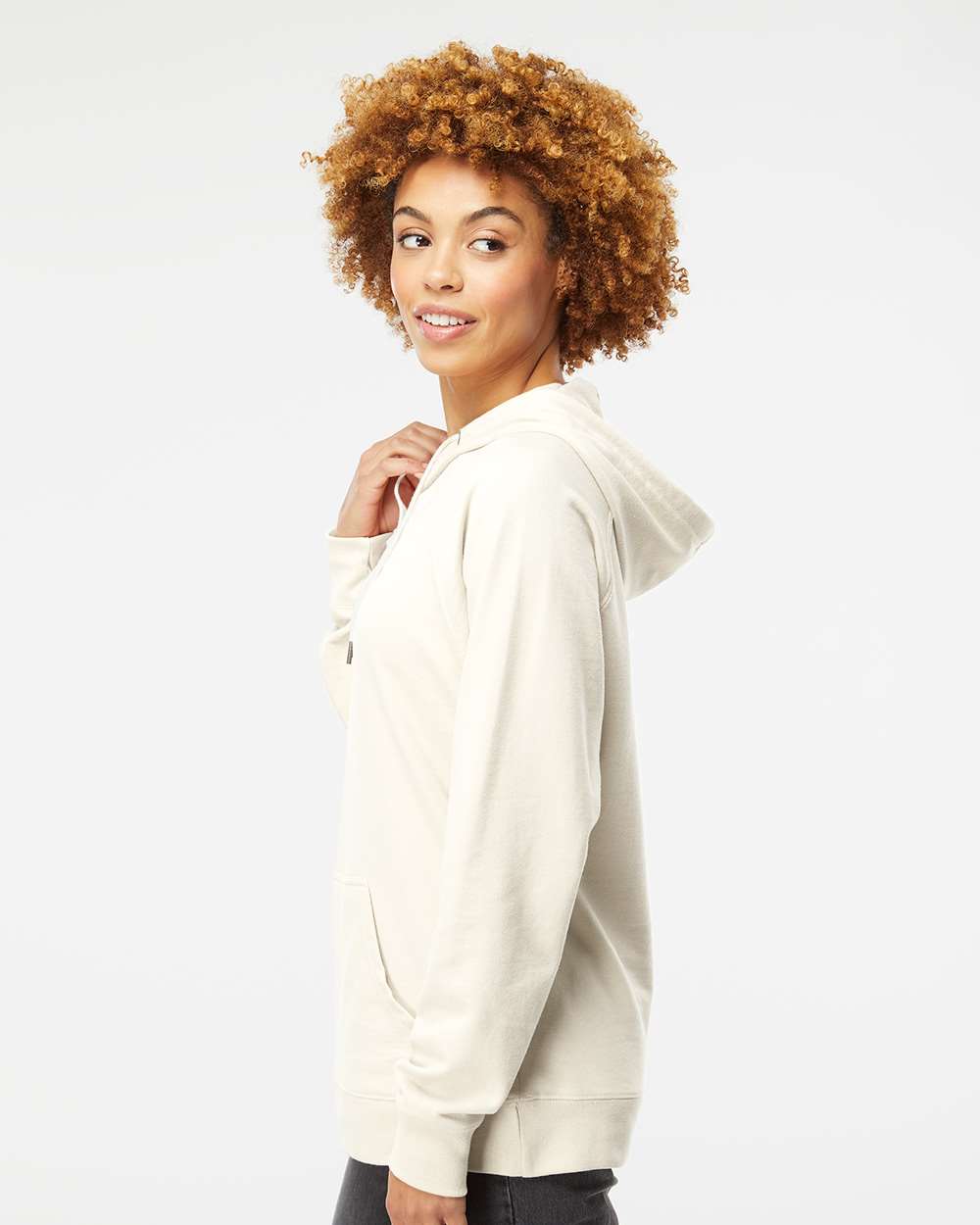 no-logo Independent Trading Co. Lightweight Loopback Terry Hooded Pullover-Men's Layering-Independent Trading Co.-Thread Logic