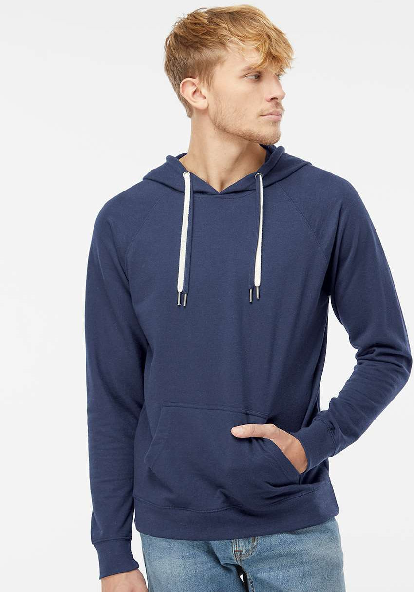no-logo Independent Trading Co. Lightweight Loopback Terry Hooded Pullover-Men's Layering-Independent Trading Co.-Thread Logic