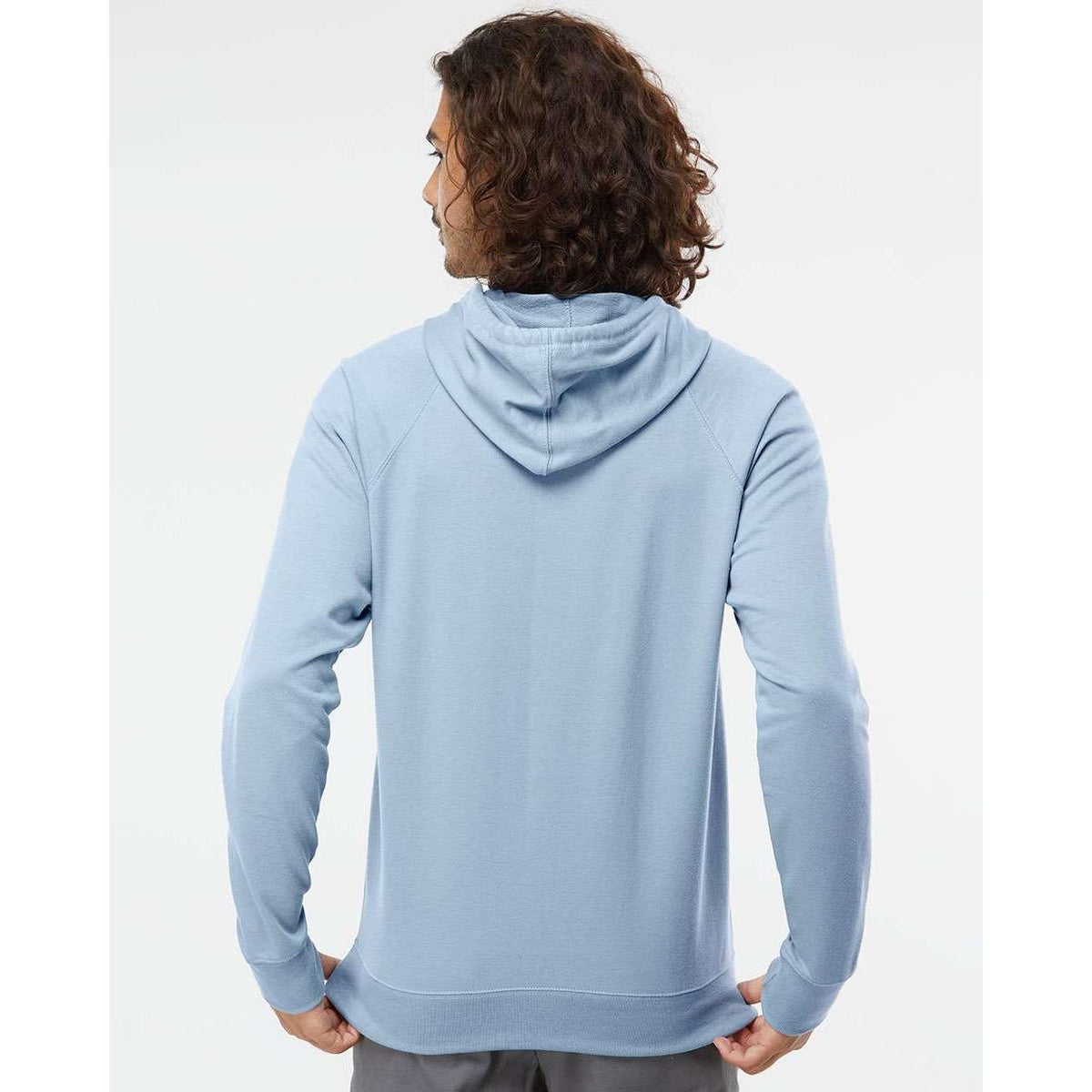 no-logo Independent Trading Co. Lightweight Loopback Terry Hooded Pullover-Men's Layering-Independent Trading Co.-Thread Logic