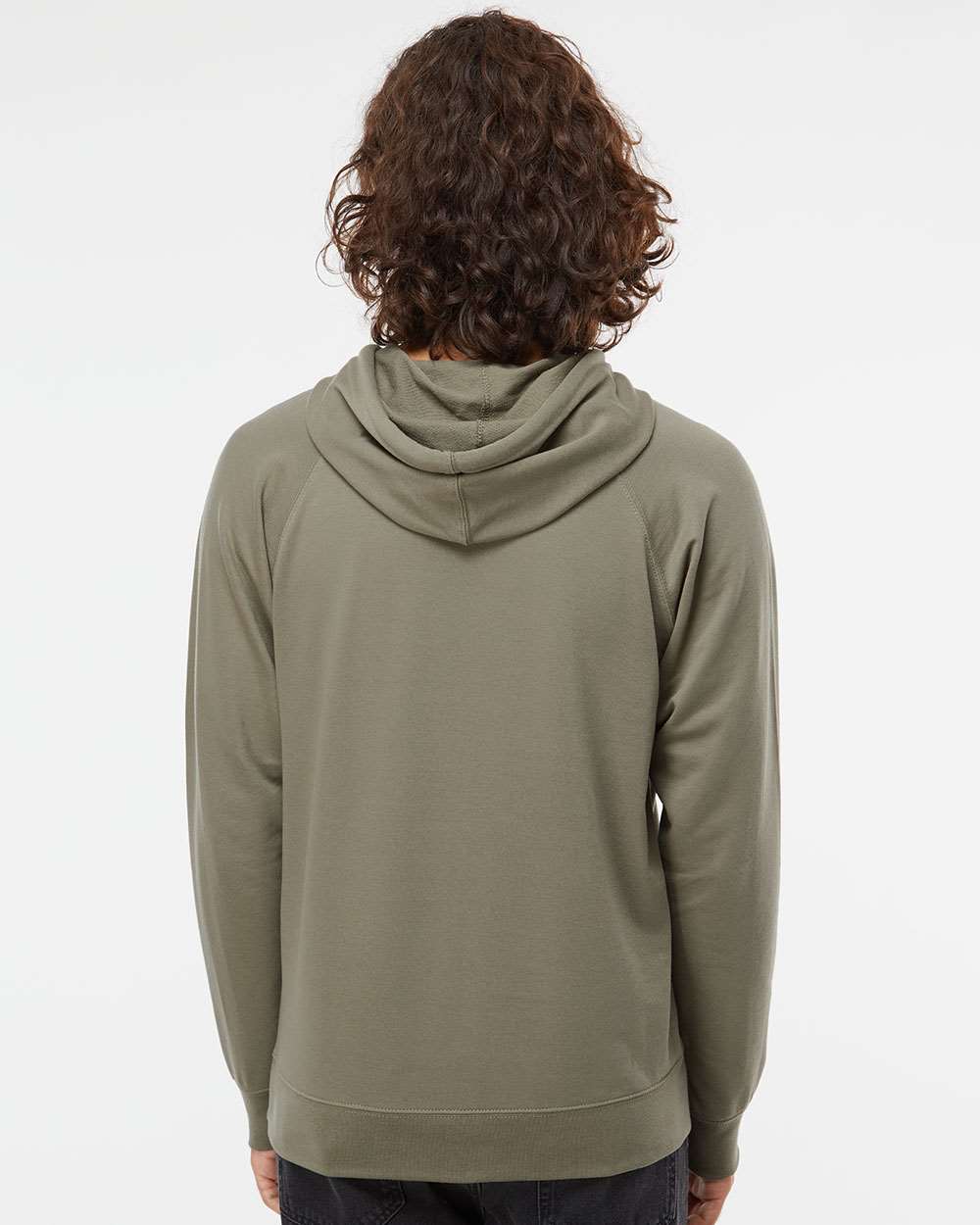 no-logo Independent Trading Co. Lightweight Loopback Terry Hooded Pullover-Men's Layering-Independent Trading Co.-Thread Logic