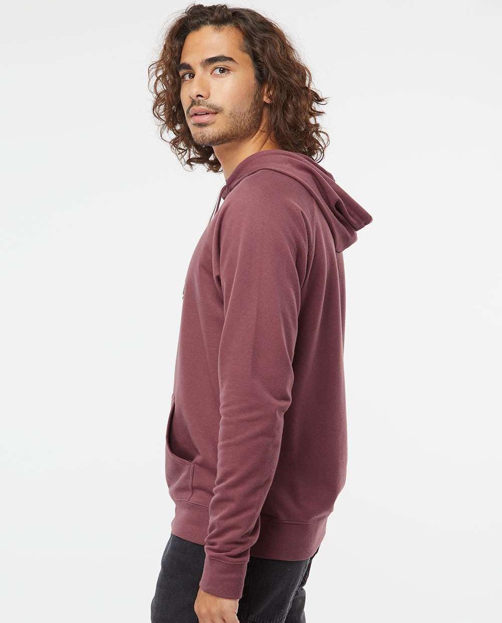 no-logo Independent Trading Co. Lightweight Loopback Terry Hooded Pullover-Men's Layering-Independent Trading Co.-Thread Logic