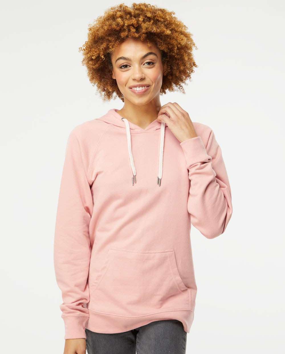 no-logo Independent Trading Co. Lightweight Loopback Terry Hooded Pullover-Men's Layering-Independent Trading Co.-Thread Logic