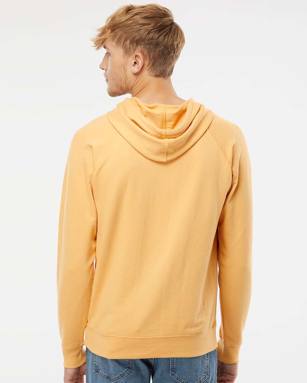 no-logo Independent Trading Co. Lightweight Loopback Terry Hooded Pullover-Men's Layering-Independent Trading Co.-Thread Logic
