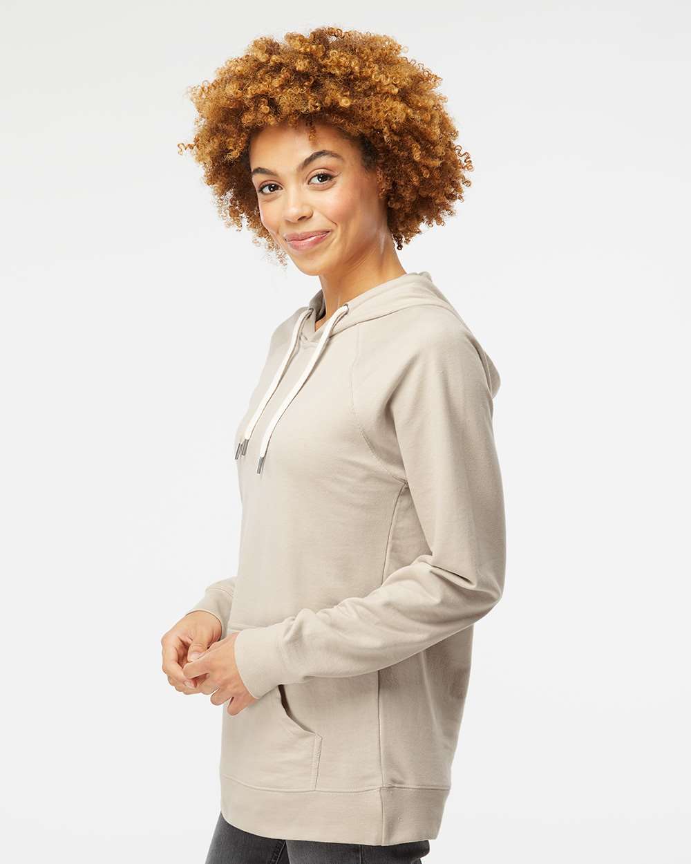 no-logo Independent Trading Co. Lightweight Loopback Terry Hooded Pullover-Men's Layering-Independent Trading Co.-Thread Logic