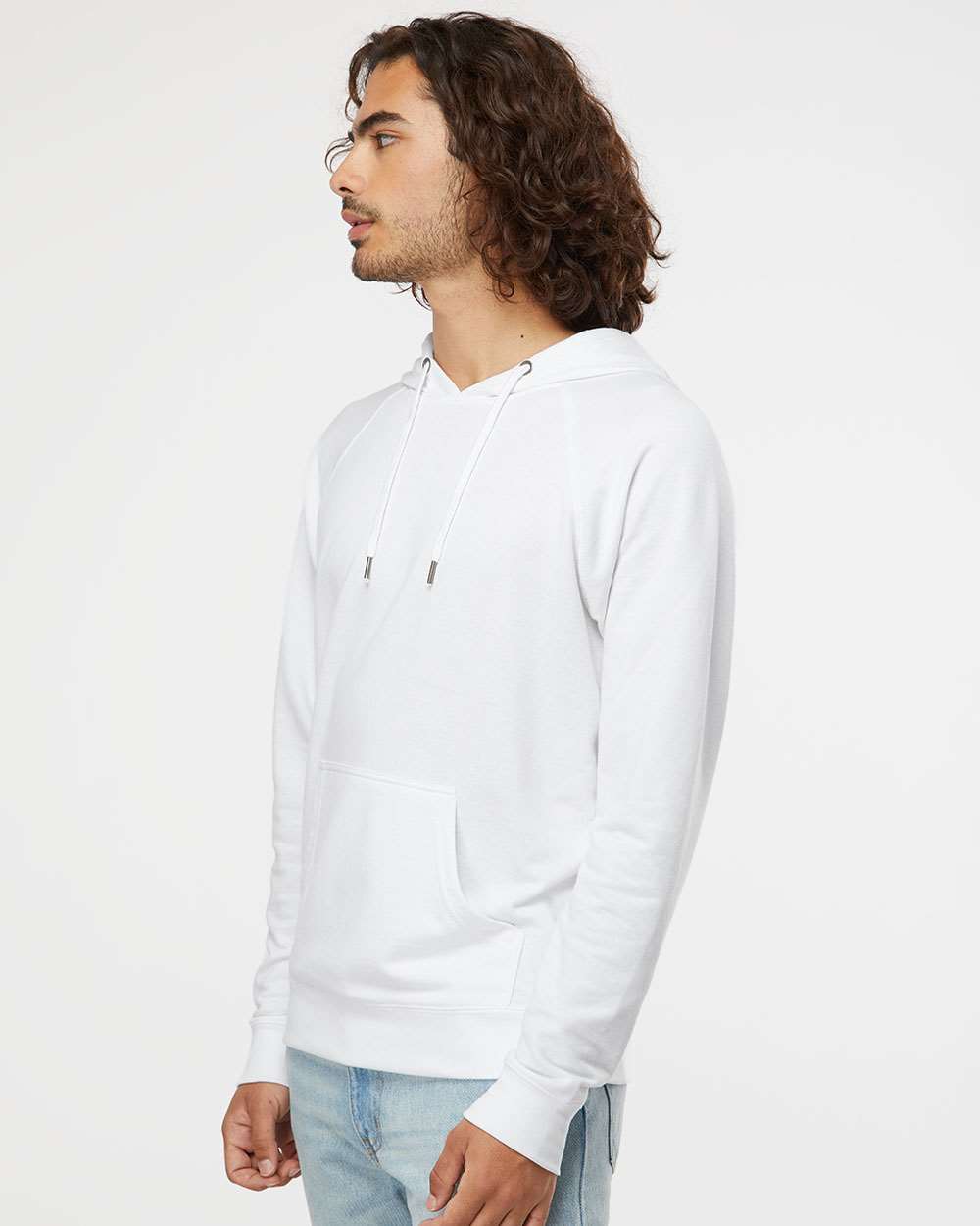 no-logo Independent Trading Co. Lightweight Loopback Terry Hooded Pullover-Men's Layering-Independent Trading Co.-Thread Logic
