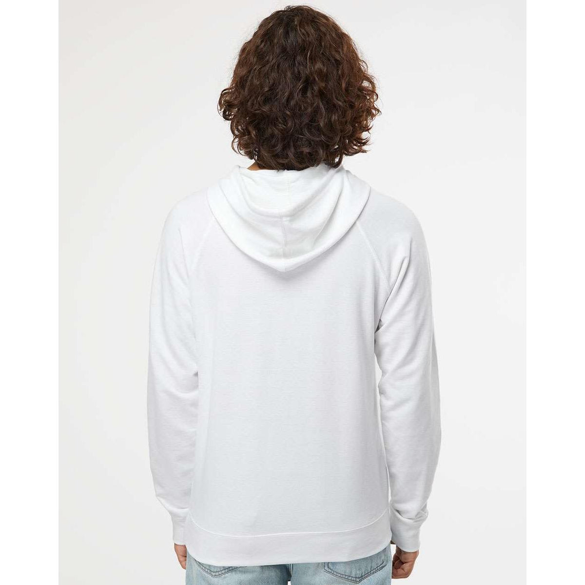 no-logo Independent Trading Co. Lightweight Loopback Terry Hooded Pullover-Men's Layering-Independent Trading Co.-Thread Logic