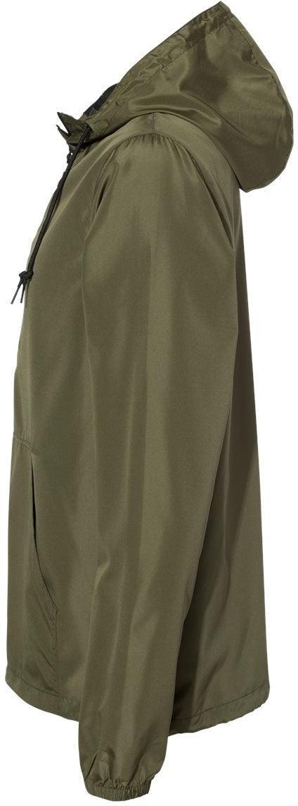 no-logo Independent Trading Co. Lightweight Windbreaker Pullover Jacket -Men's Jackets-Independent Trading Co.-Thread Logic