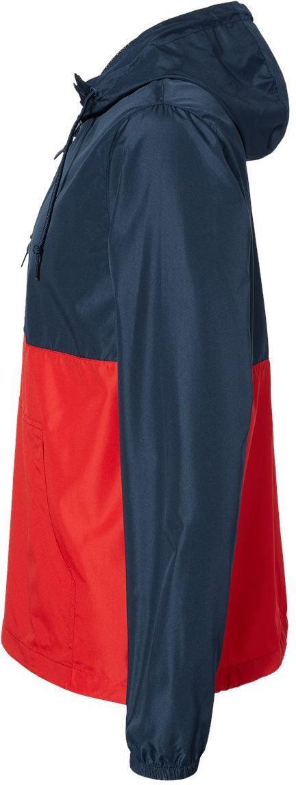 no-logo Independent Trading Co. Lightweight Windbreaker Pullover Jacket -Men's Jackets-Independent Trading Co.-Thread Logic