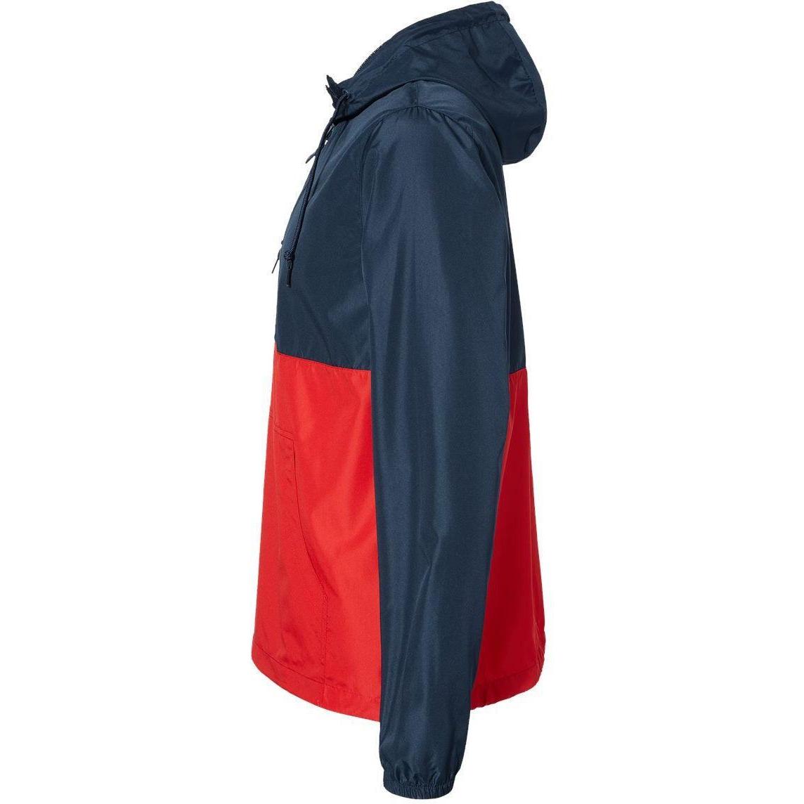 no-logo Independent Trading Co. Lightweight Windbreaker Pullover Jacket -Men's Jackets-Independent Trading Co.-Thread Logic