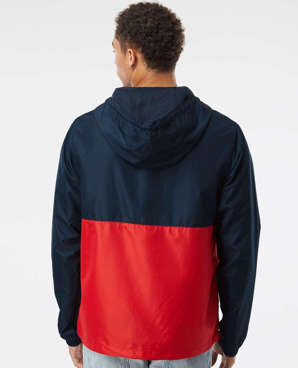 no-logo Independent Trading Co. Lightweight Windbreaker Pullover Jacket -Men's Jackets-Independent Trading Co.-Thread Logic
