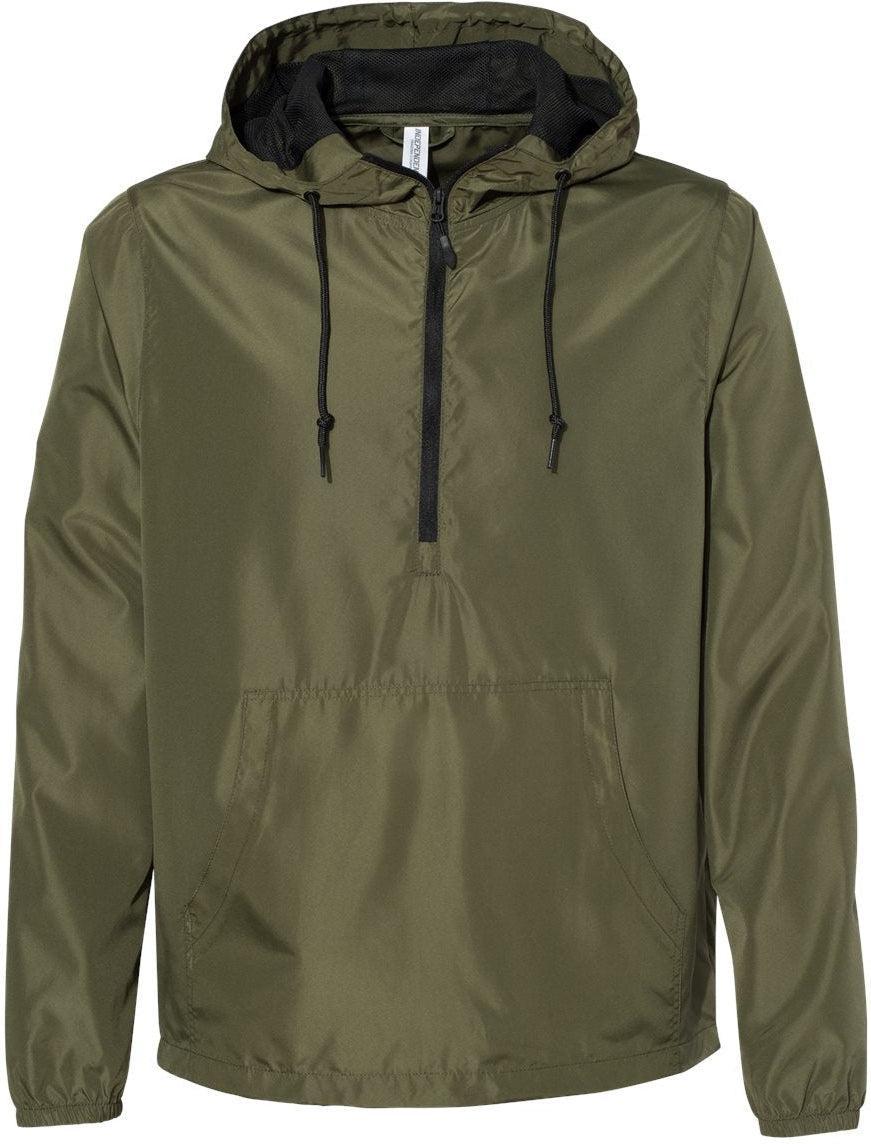 Independent Trading Co. Lightweight Windbreaker Pullover Jacket