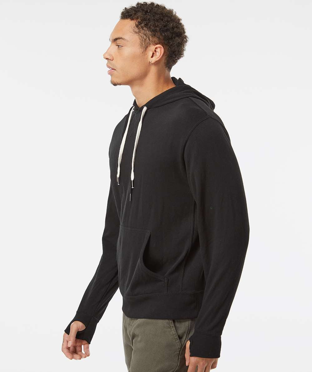 no-logo Independent Trading Co. Midweight French Terry Hooded Sweatshirt -Men's Layering-Independent Trading Co.-Thread Logic