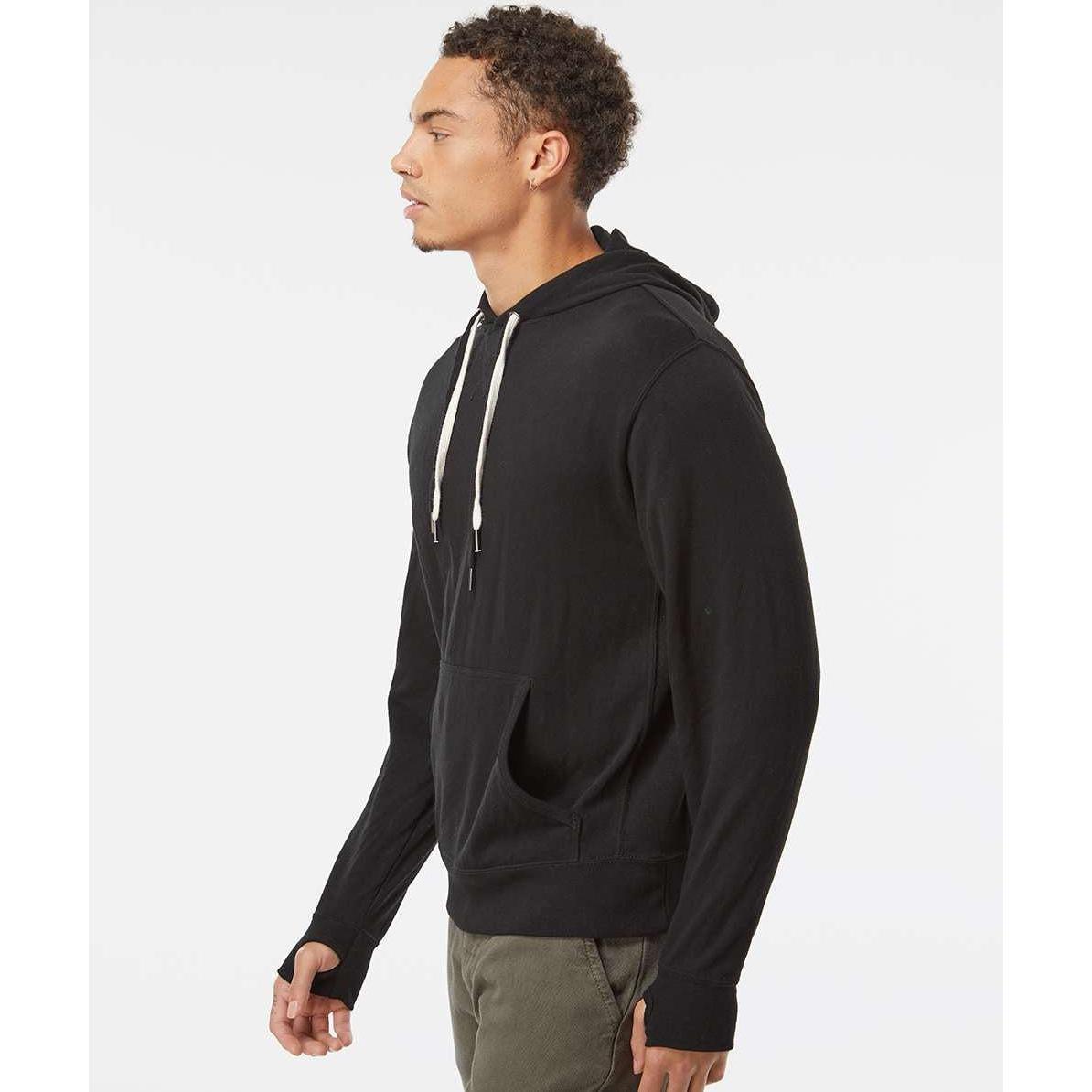 no-logo Independent Trading Co. Midweight French Terry Hooded Sweatshirt -Men's Layering-Independent Trading Co.-Thread Logic
