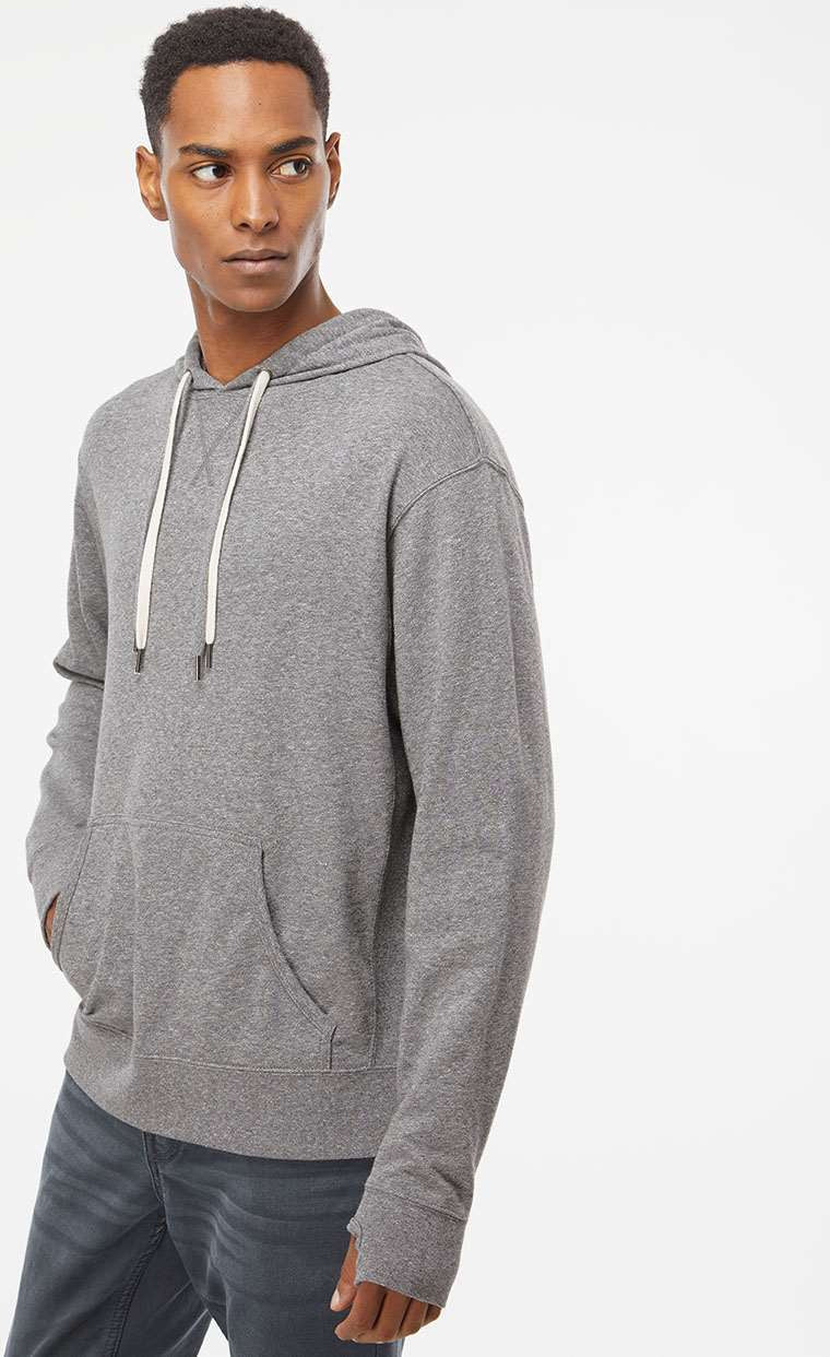 no-logo Independent Trading Co. Midweight French Terry Hooded Sweatshirt -Men's Layering-Independent Trading Co.-Thread Logic