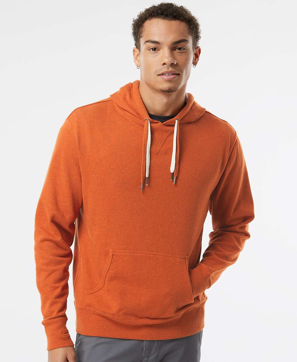no-logo Independent Trading Co. Midweight French Terry Hooded Sweatshirt -Men's Layering-Independent Trading Co.-Thread Logic