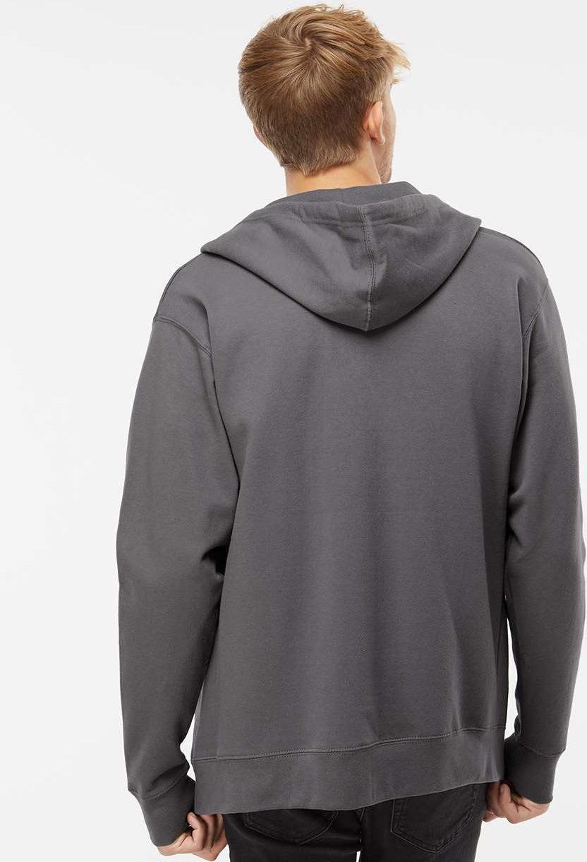 no-logo Independent Trading Co. Midweight Full-Zip Hooded Sweatshirt -Men's Layering-Independent Trading Co.-Thread Logic