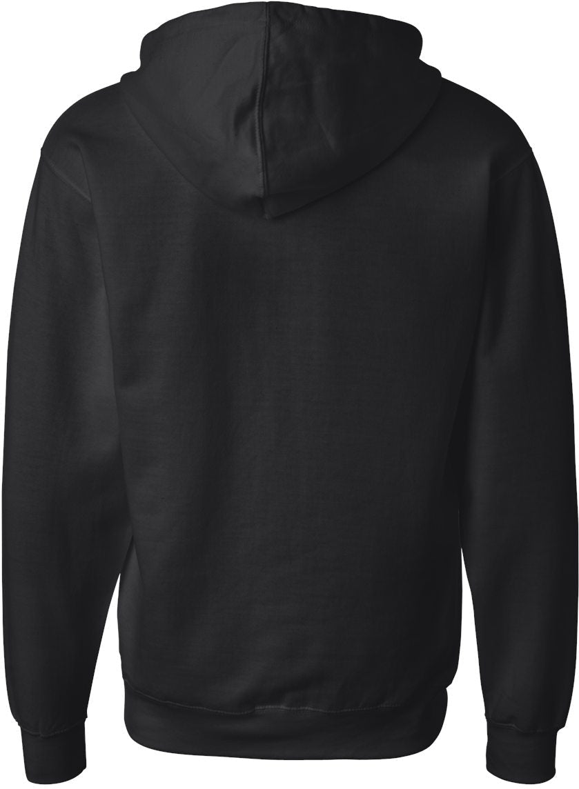 no-logo Independent Trading Co. Midweight Full-Zip Hooded Sweatshirt -Men's Layering-Independent Trading Co.-Thread Logic