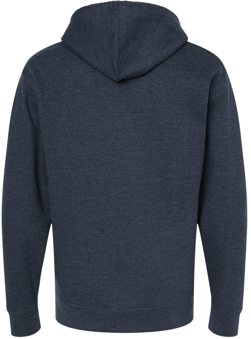 no-logo Independent Trading Co. Midweight Full-Zip Hooded Sweatshirt -Men's Layering-Independent Trading Co.-Thread Logic