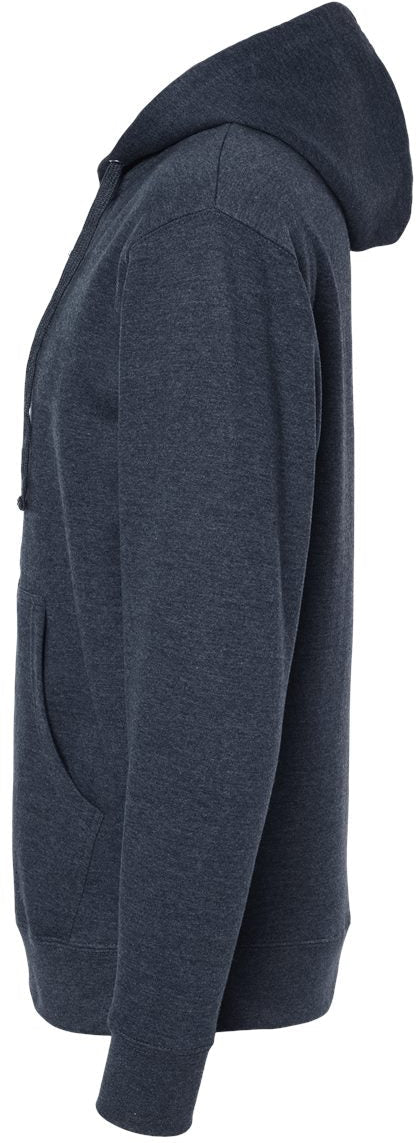 no-logo Independent Trading Co. Midweight Full-Zip Hooded Sweatshirt -Men's Layering-Independent Trading Co.-Thread Logic