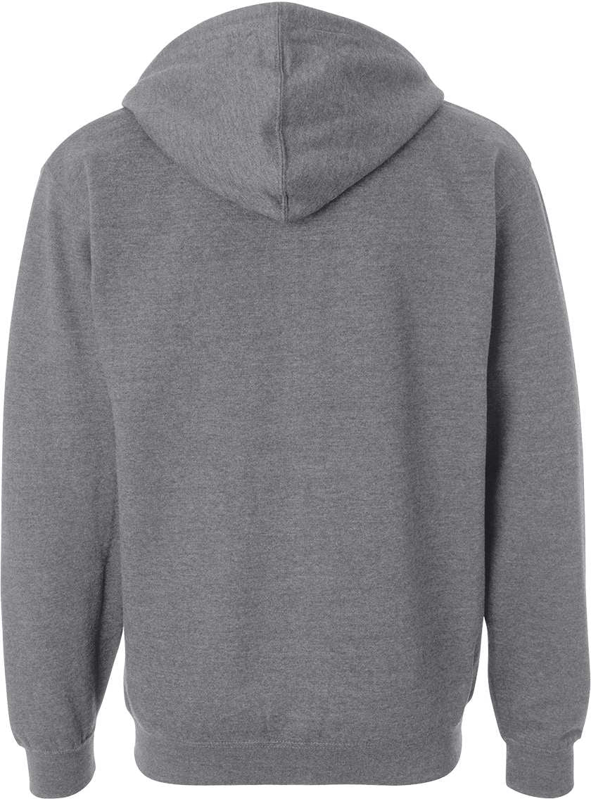 no-logo Independent Trading Co. Midweight Full-Zip Hooded Sweatshirt -Men's Layering-Independent Trading Co.-Thread Logic