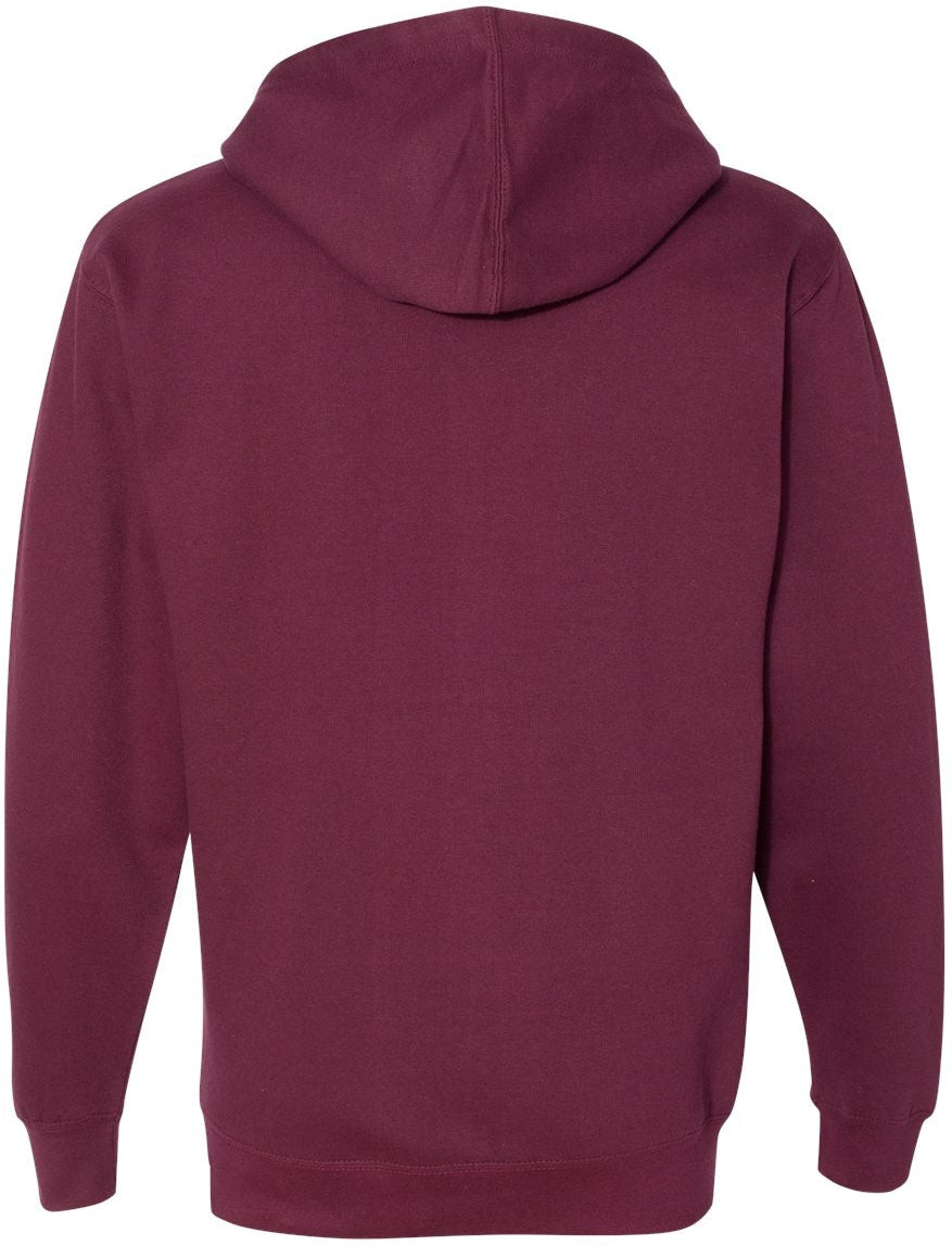 no-logo Independent Trading Co. Midweight Full-Zip Hooded Sweatshirt -Men's Layering-Independent Trading Co.-Thread Logic