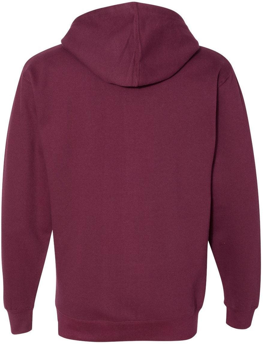 no-logo Independent Trading Co. Midweight Full-Zip Hooded Sweatshirt -Men's Layering-Independent Trading Co.-Thread Logic