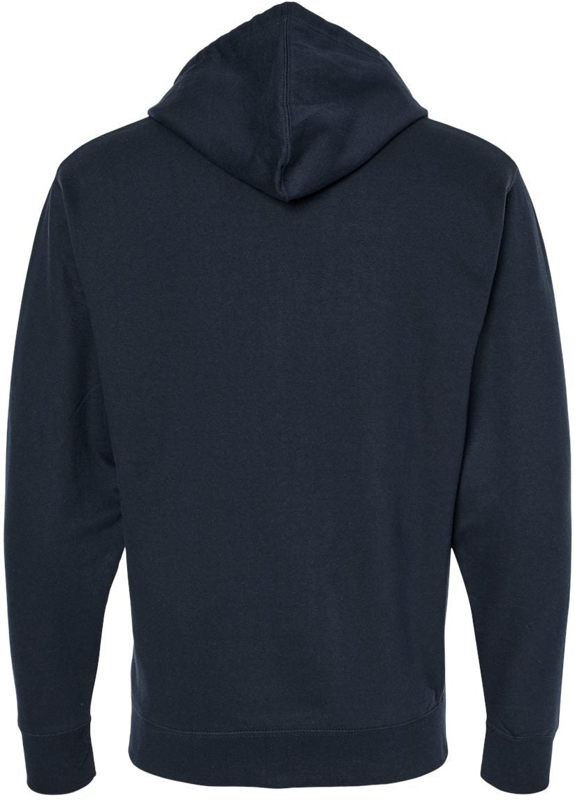 no-logo Independent Trading Co. Midweight Full-Zip Hooded Sweatshirt -Men's Layering-Independent Trading Co.-Thread Logic