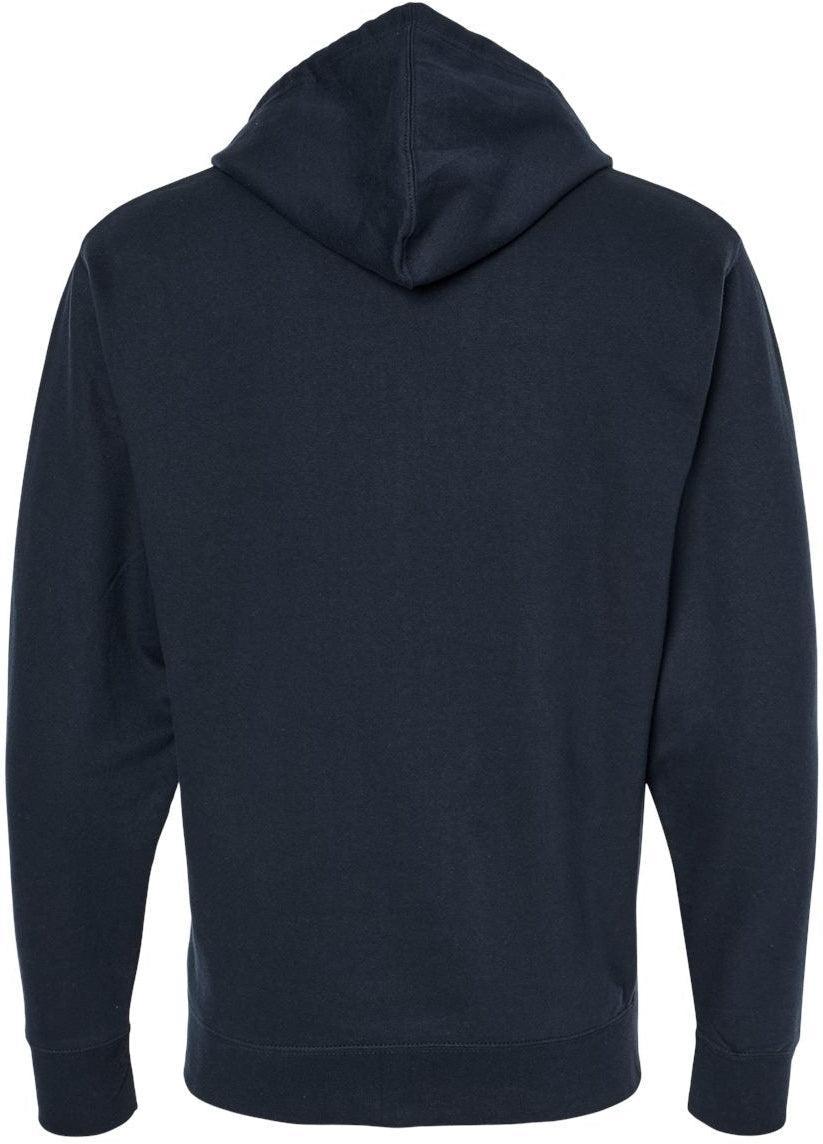 no-logo Independent Trading Co. Midweight Full-Zip Hooded Sweatshirt -Men's Layering-Independent Trading Co.-Thread Logic