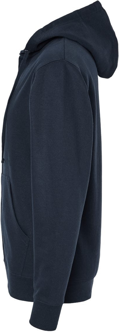 no-logo Independent Trading Co. Midweight Full-Zip Hooded Sweatshirt -Men's Layering-Independent Trading Co.-Thread Logic