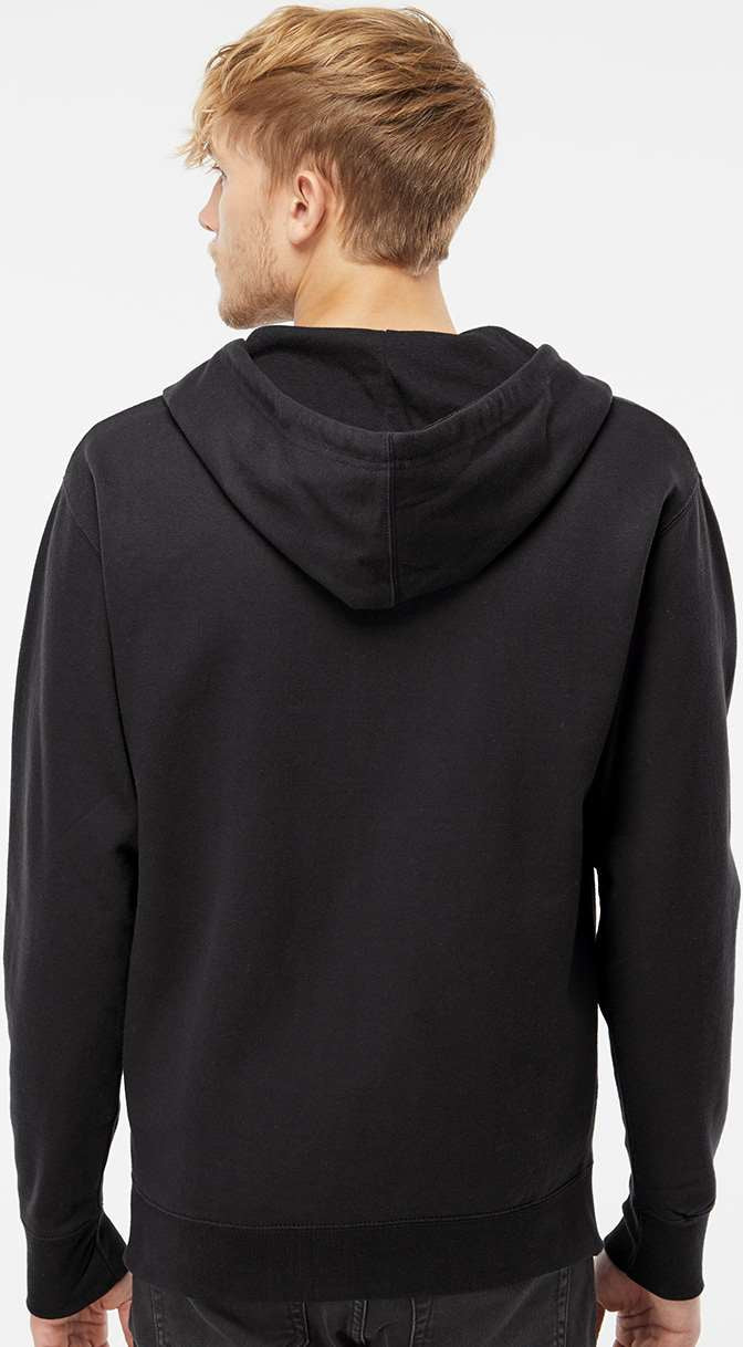 no-logo Independent Trading Co. Midweight Full-Zip Hooded Sweatshirt -Men's Layering-Independent Trading Co.-Thread Logic