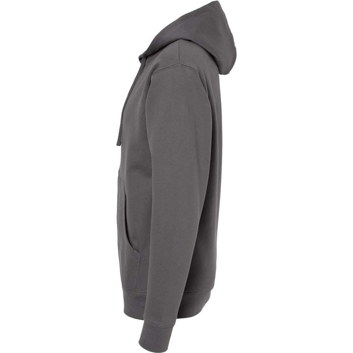 no-logo Independent Trading Co. Midweight Full-Zip Hooded Sweatshirt -Men's Layering-Independent Trading Co.-Thread Logic