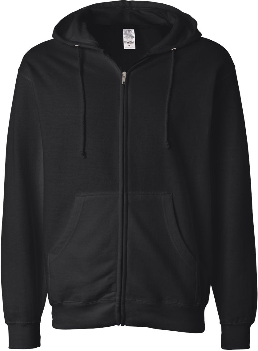 Independent Trading Co. Midweight Full-Zip Hooded Sweatshirt