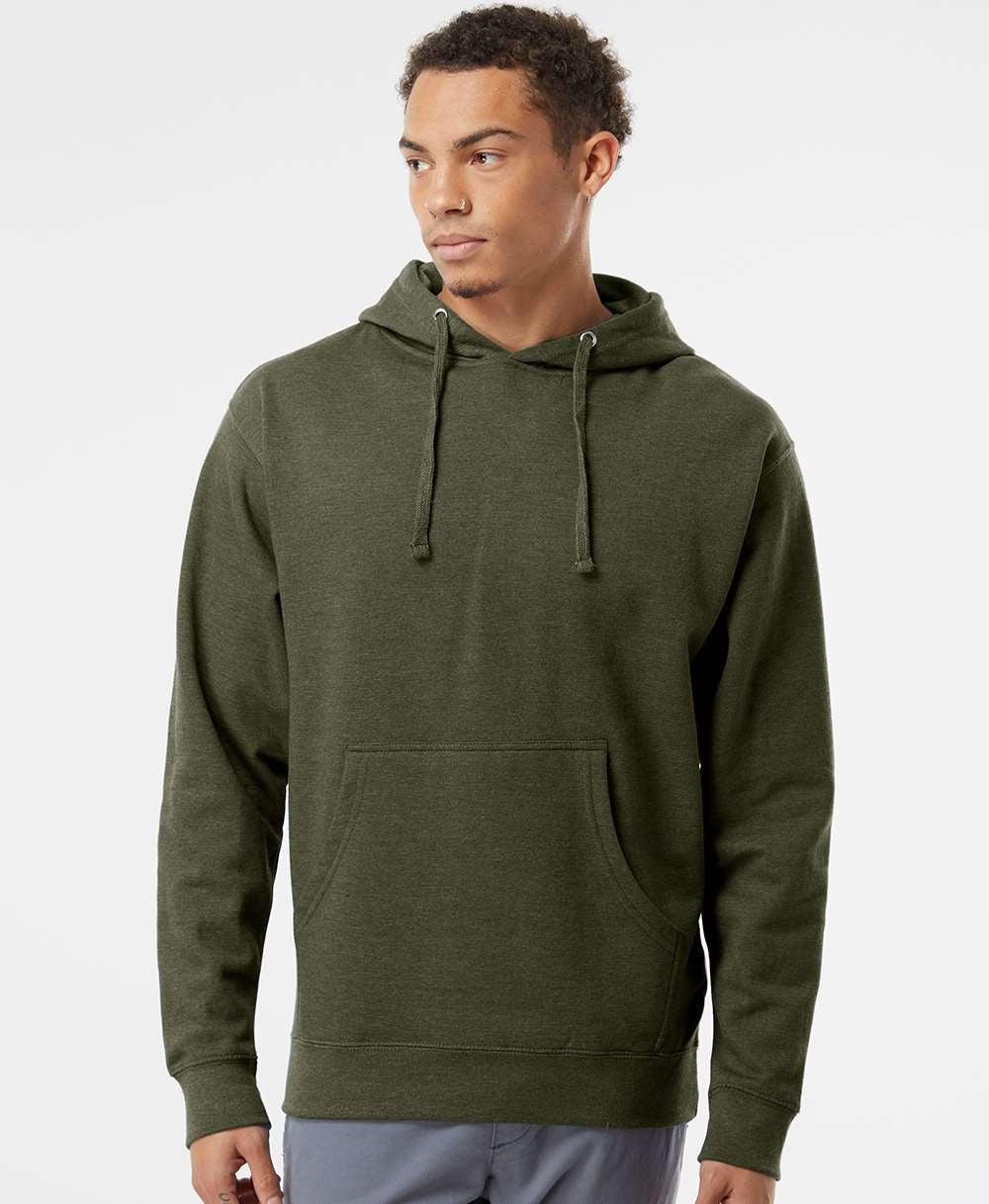 no-logo Independent Trading Co. Midweight Hooded Sweatshirt-Men's Layering-Independent Trading Co.-Thread Logic