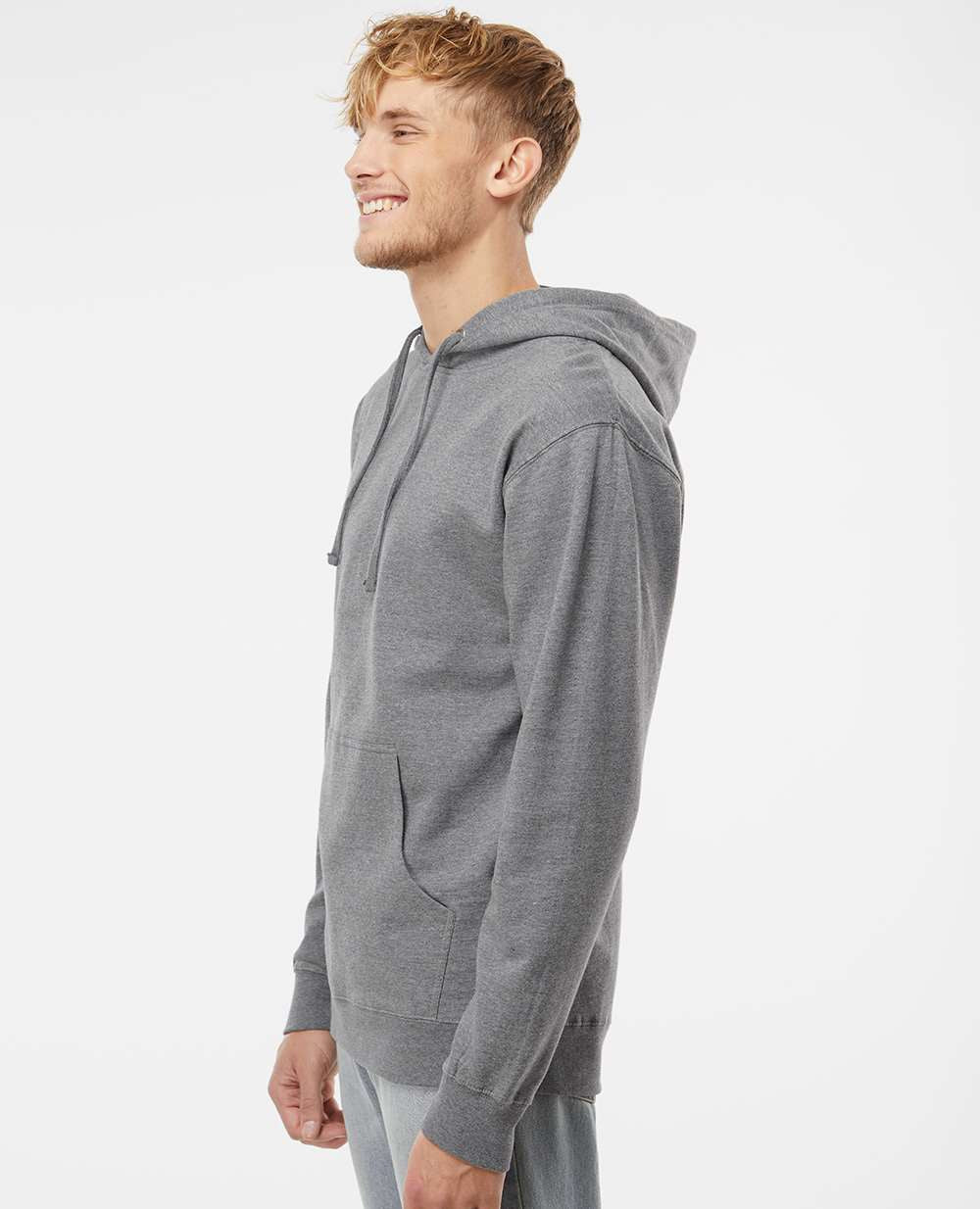no-logo Independent Trading Co. Midweight Hooded Sweatshirt-Men's Layering-Independent Trading Co.-Thread Logic