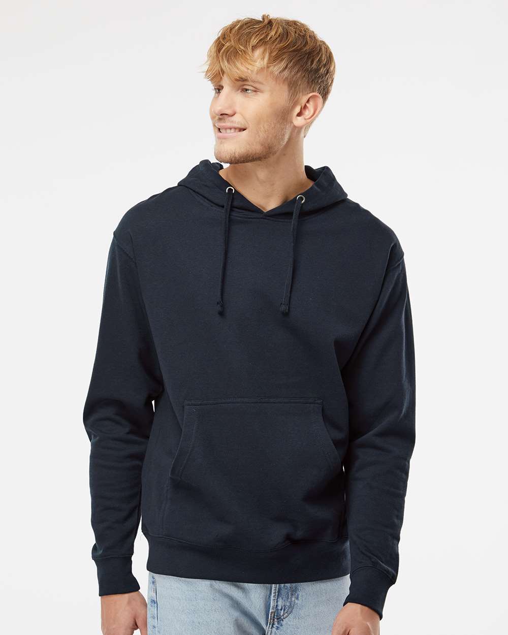 no-logo Independent Trading Co. Midweight Hooded Sweatshirt-Men's Layering-Independent Trading Co.-Thread Logic