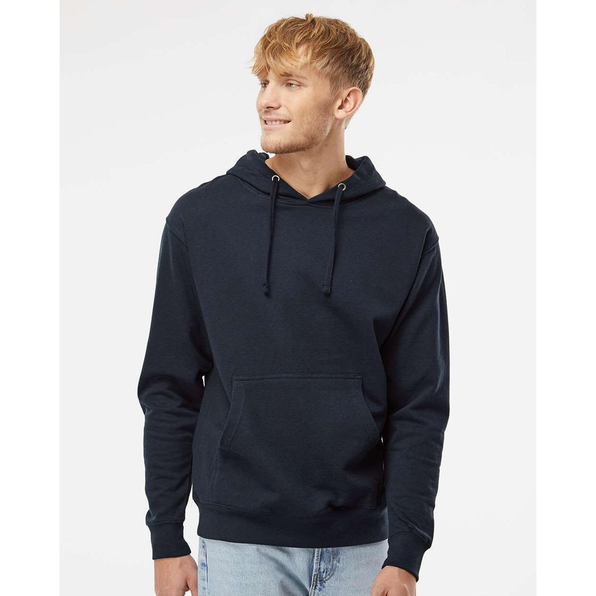 no-logo Independent Trading Co. Midweight Hooded Sweatshirt-Men's Layering-Independent Trading Co.-Thread Logic