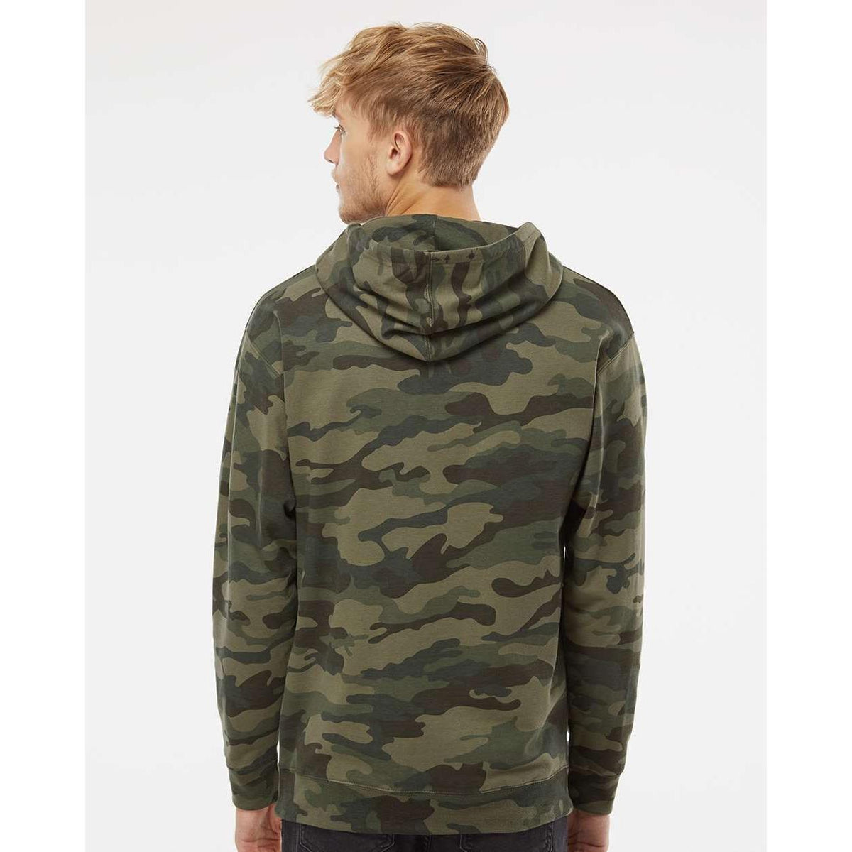 no-logo Independent Trading Co. Midweight Hooded Sweatshirt-Men's Layering-Independent Trading Co.-Thread Logic
