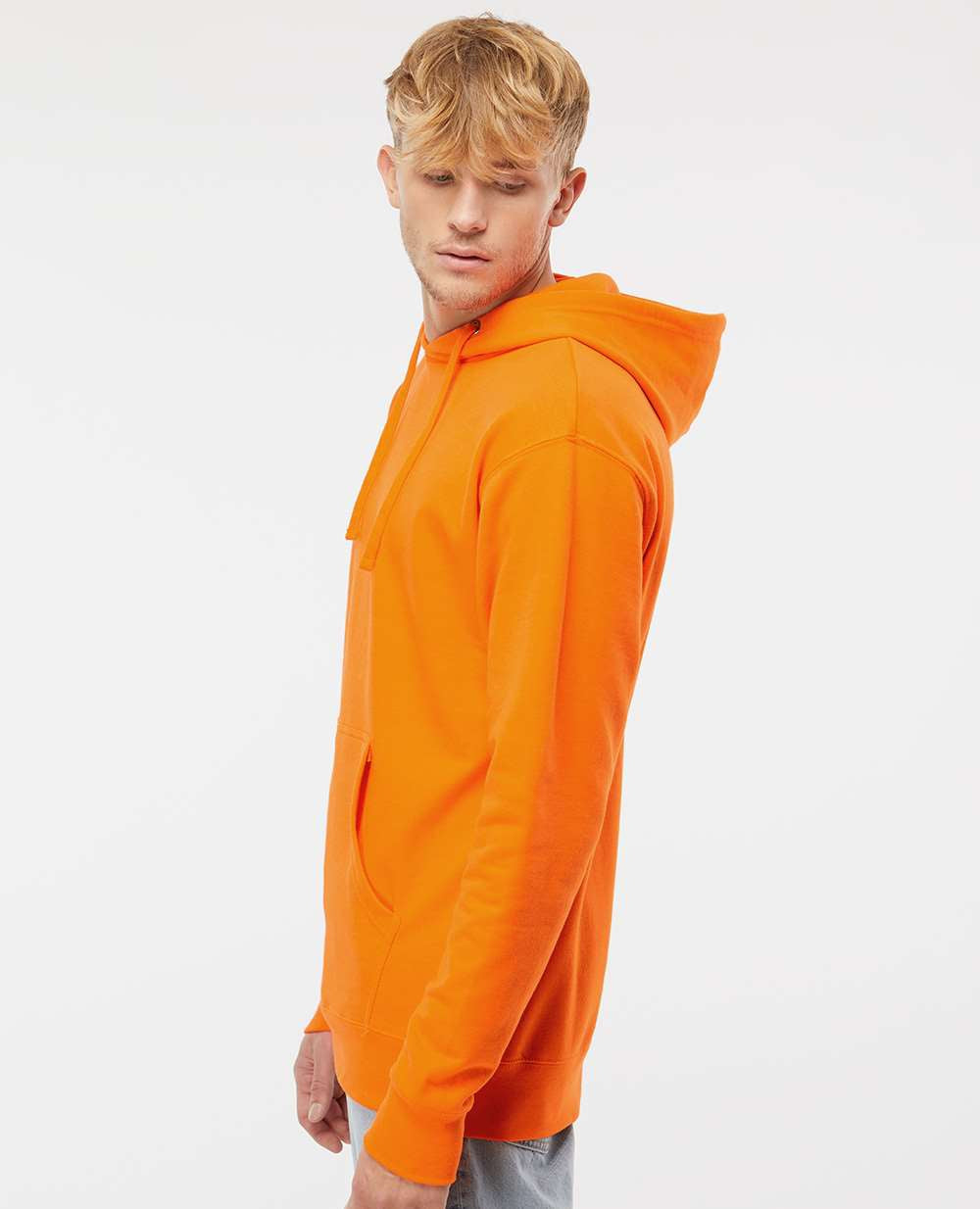 no-logo Independent Trading Co. Midweight Hooded Sweatshirt-Men's Layering-Independent Trading Co.-Thread Logic