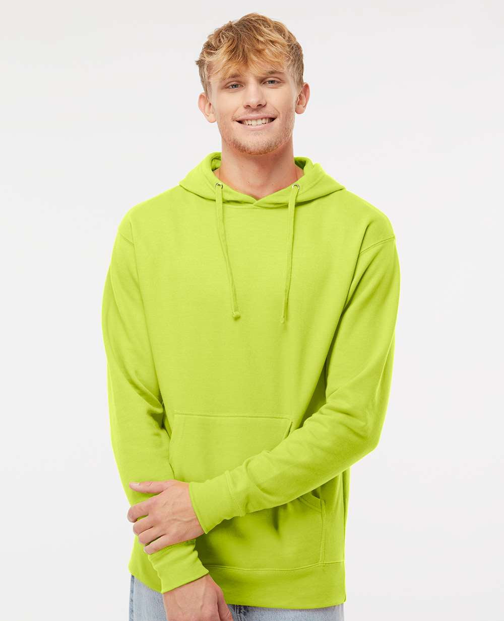 no-logo Independent Trading Co. Midweight Hooded Sweatshirt-Men's Layering-Independent Trading Co.-Thread Logic