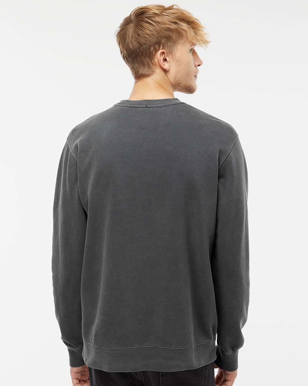 no-logo Independent Trading Co. Midweight Pigment-Dyed Sweatshirt-Men's Layering-Independent Trading Co.-Thread Logic
