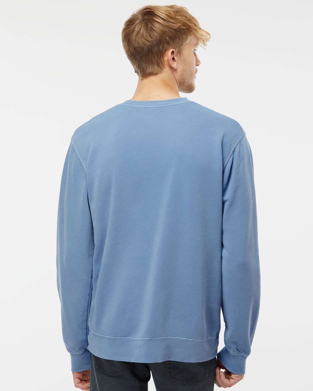 no-logo Independent Trading Co. Midweight Pigment-Dyed Sweatshirt-Men's Layering-Independent Trading Co.-Thread Logic
