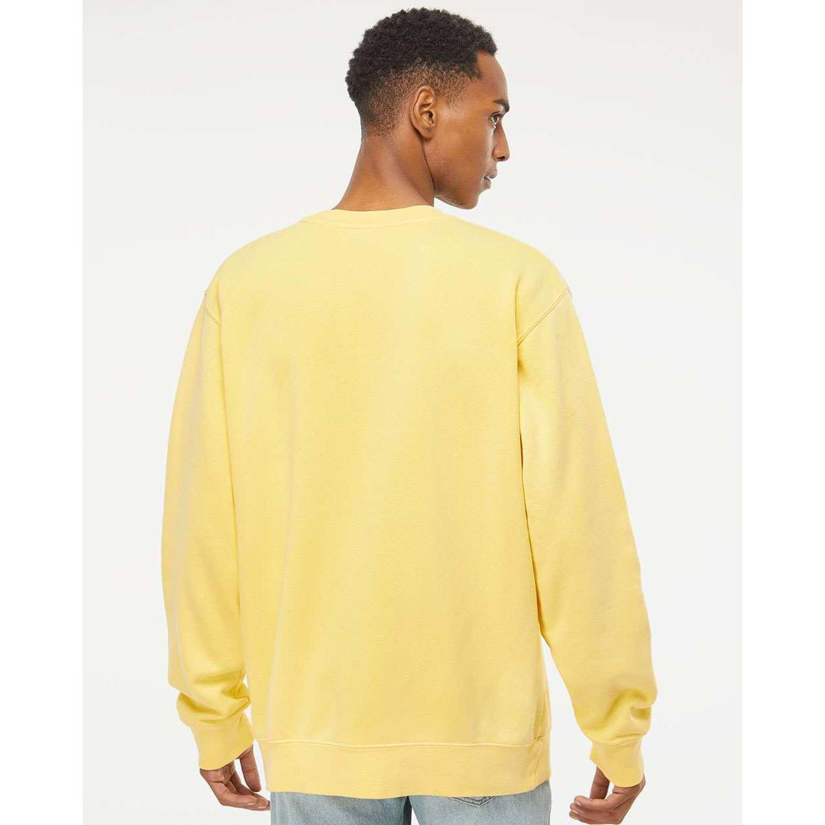no-logo Independent Trading Co. Midweight Pigment-Dyed Sweatshirt-Men's Layering-Independent Trading Co.-Thread Logic