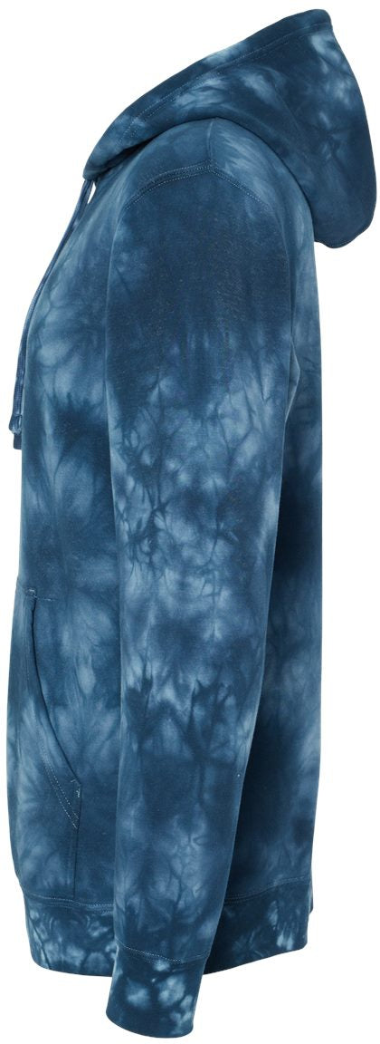 no-logo Independent Trading Co. Midweight Tie-Dye Hooded Sweatshirt-Men's Layering-Independent Trading Co.-Thread Logic