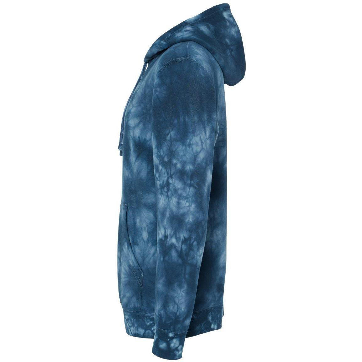 no-logo Independent Trading Co. Midweight Tie-Dye Hooded Sweatshirt-Men's Layering-Independent Trading Co.-Thread Logic