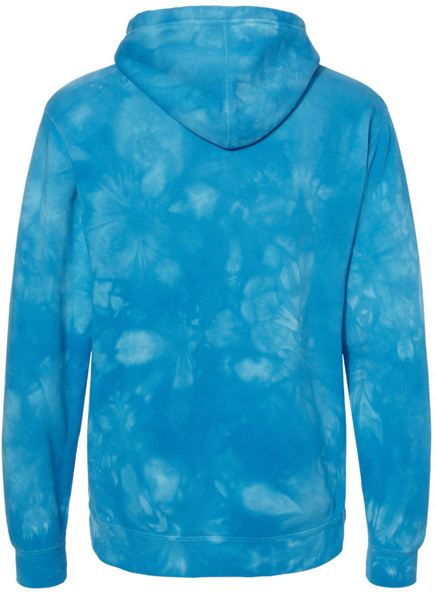no-logo Independent Trading Co. Midweight Tie-Dye Hooded Sweatshirt-Men's Layering-Independent Trading Co.-Thread Logic