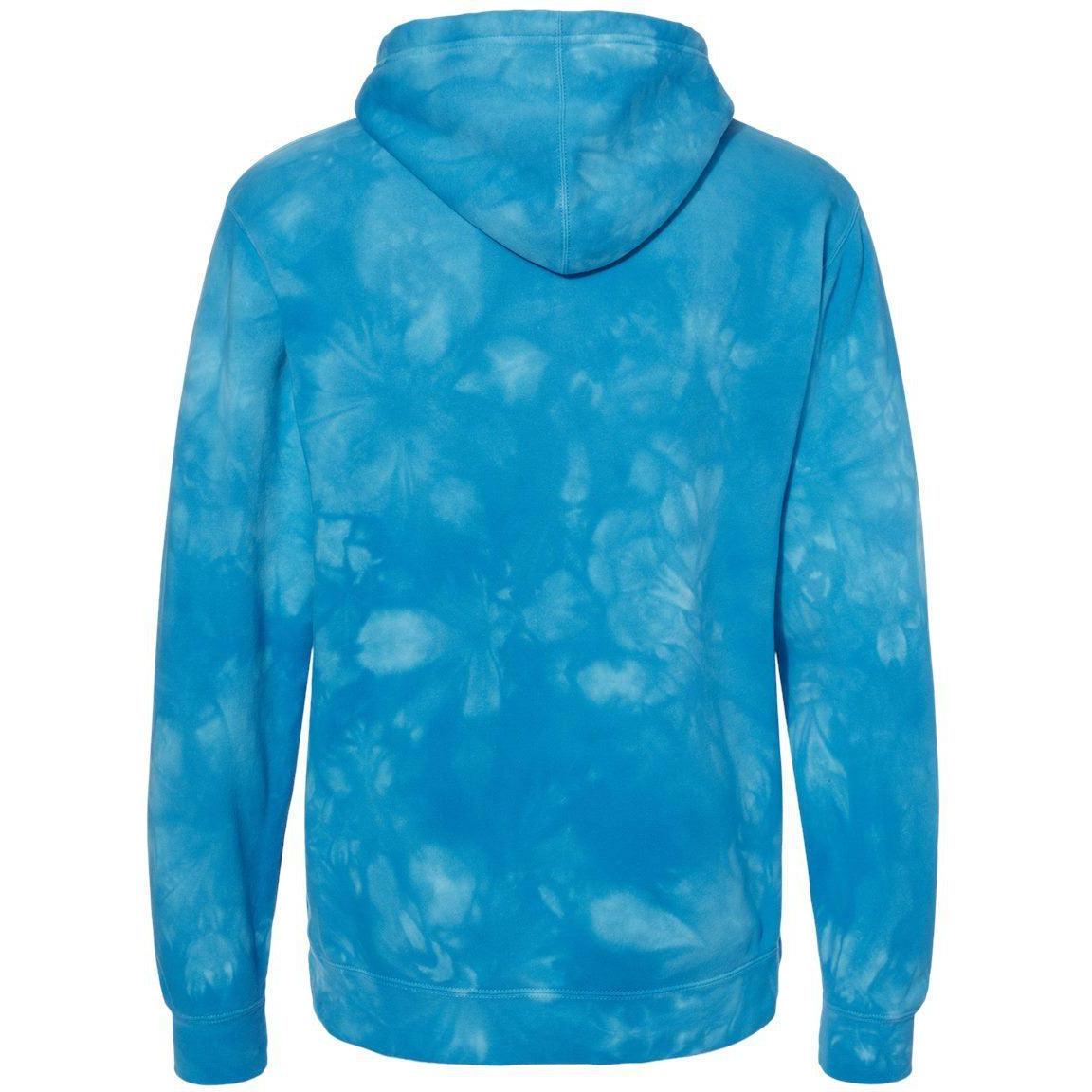no-logo Independent Trading Co. Midweight Tie-Dye Hooded Sweatshirt-Men's Layering-Independent Trading Co.-Thread Logic