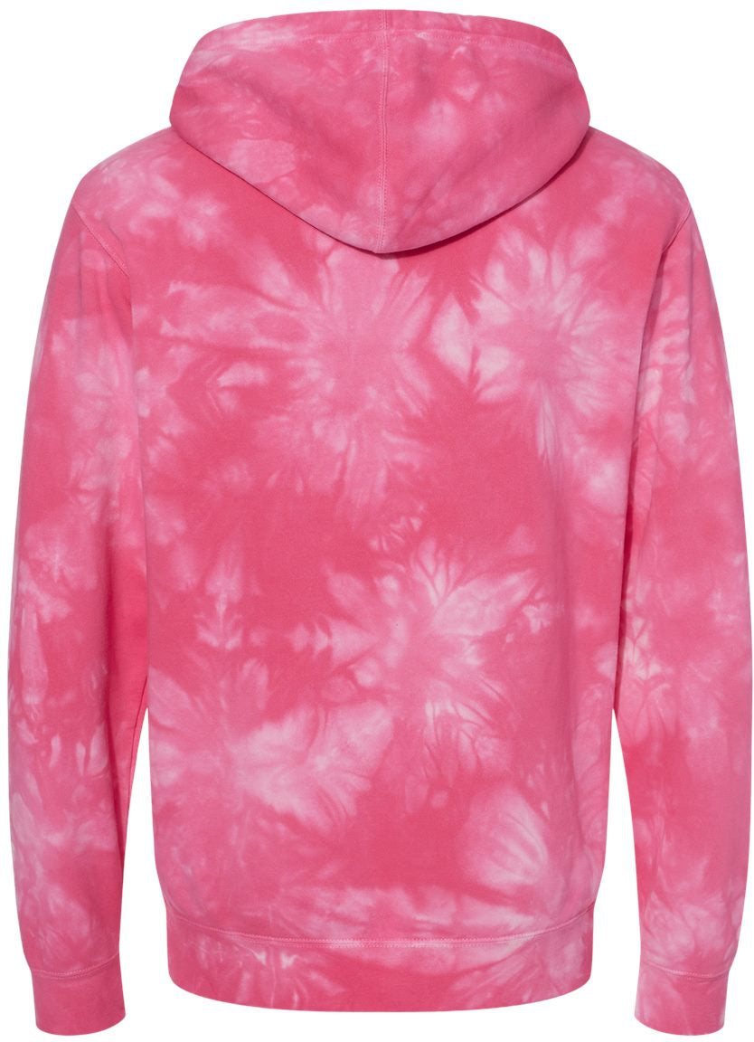 no-logo Independent Trading Co. Midweight Tie-Dye Hooded Sweatshirt-Men's Layering-Independent Trading Co.-Thread Logic