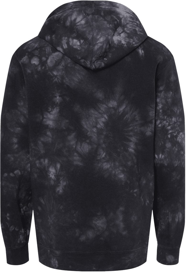no-logo Independent Trading Co. Midweight Tie-Dye Hooded Sweatshirt-Men's Layering-Independent Trading Co.-Thread Logic