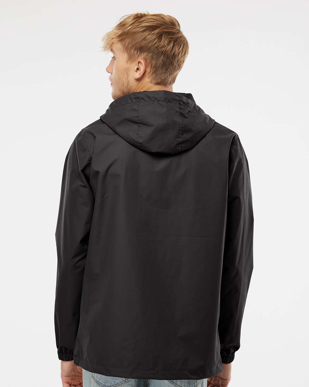 no-logo Independent Trading Co. Nylon Anorak-Men's Jackets-Independent Trading Co.-Thread Logic